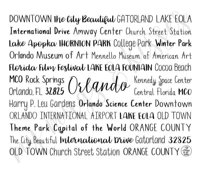 Orlando, FL Travel Mug