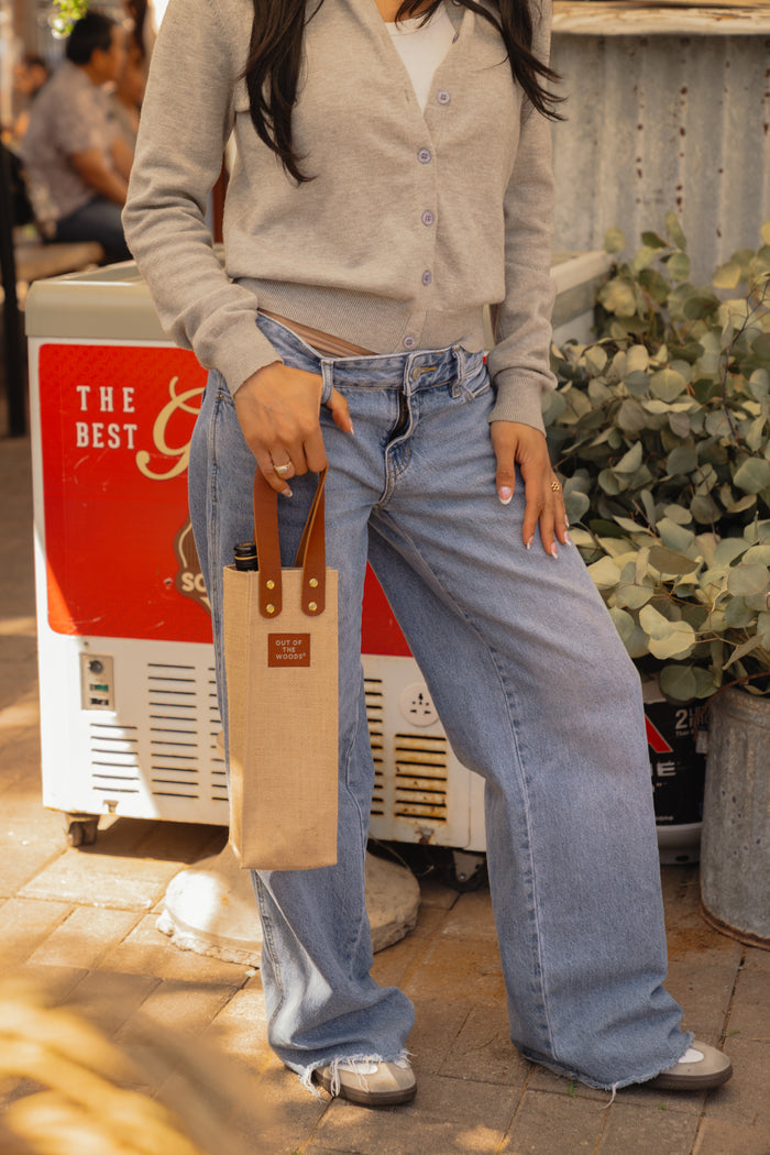 Out of the Woods® Jute Wine Tote