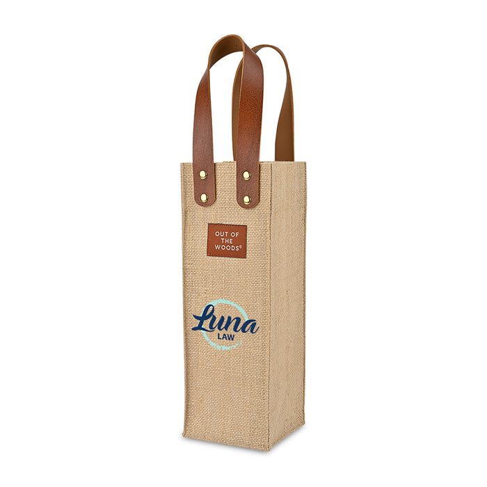 Out of the Woods® Jute Wine Tote