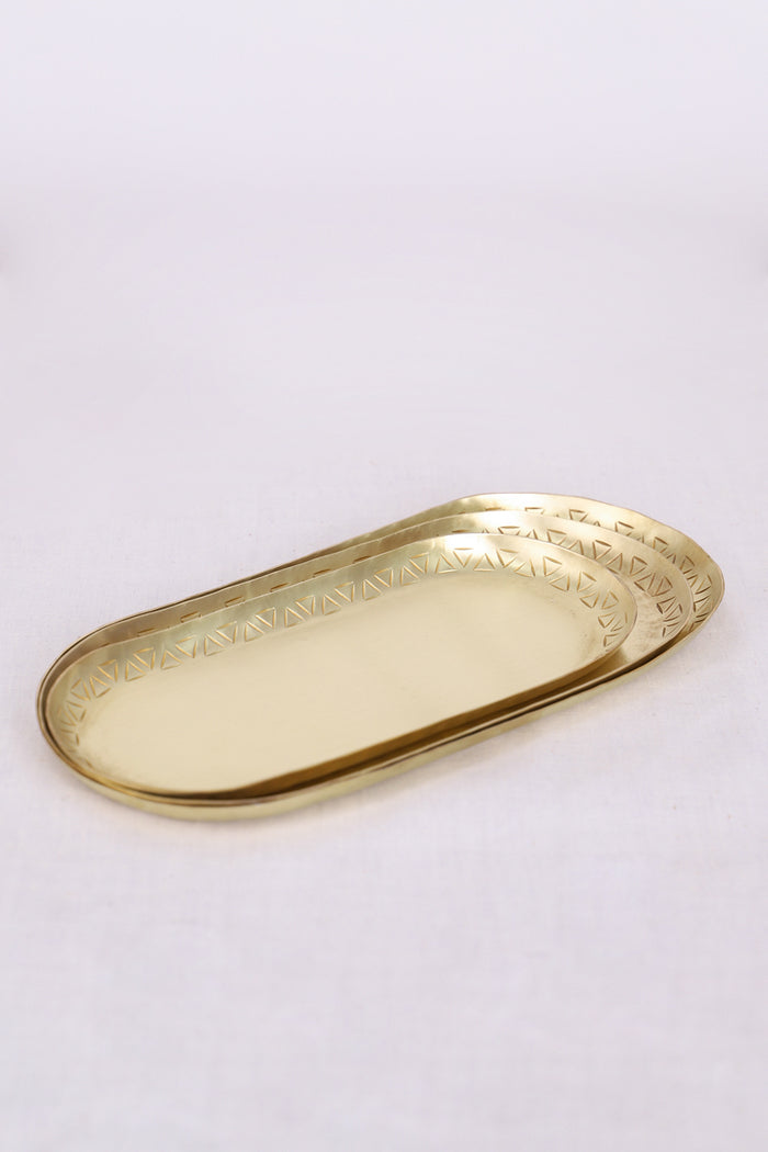 Oval Brass Tray