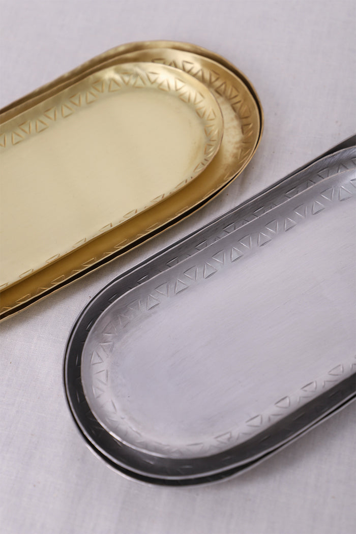 Oval Brass Tray