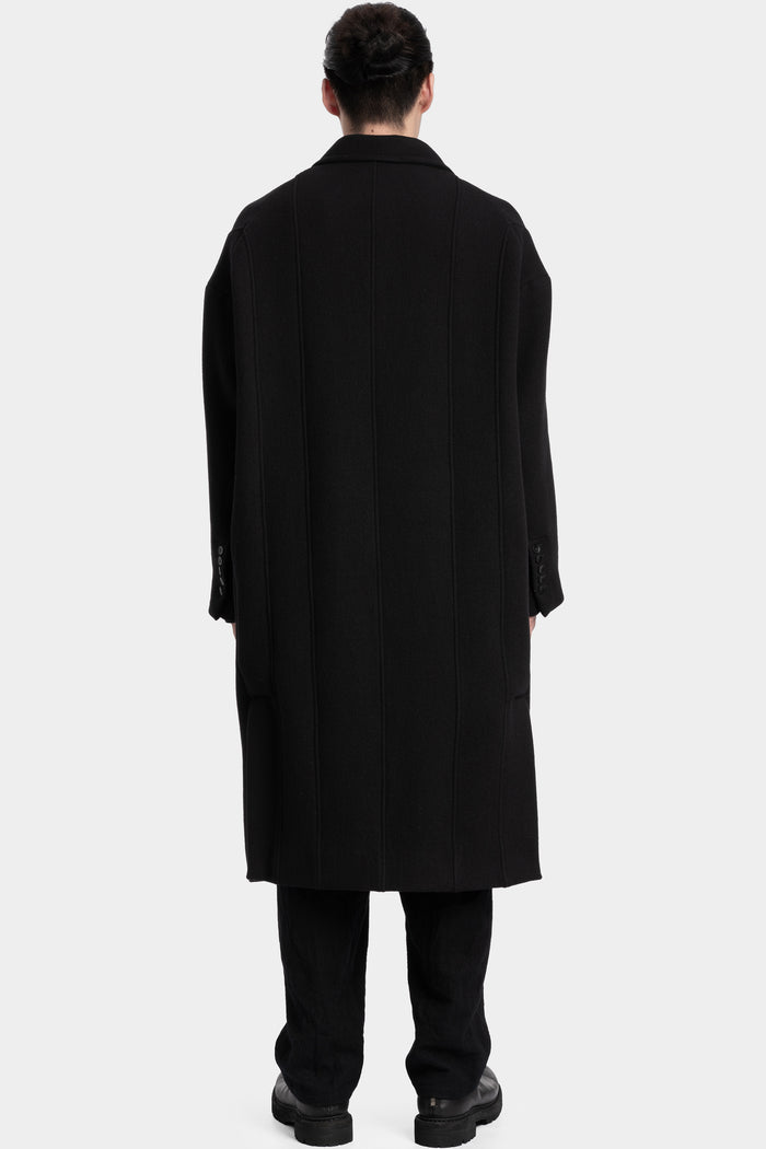 Andrea Ya'Aqov | AW25 - Oversized double breasted wool coat, 25MTEM16