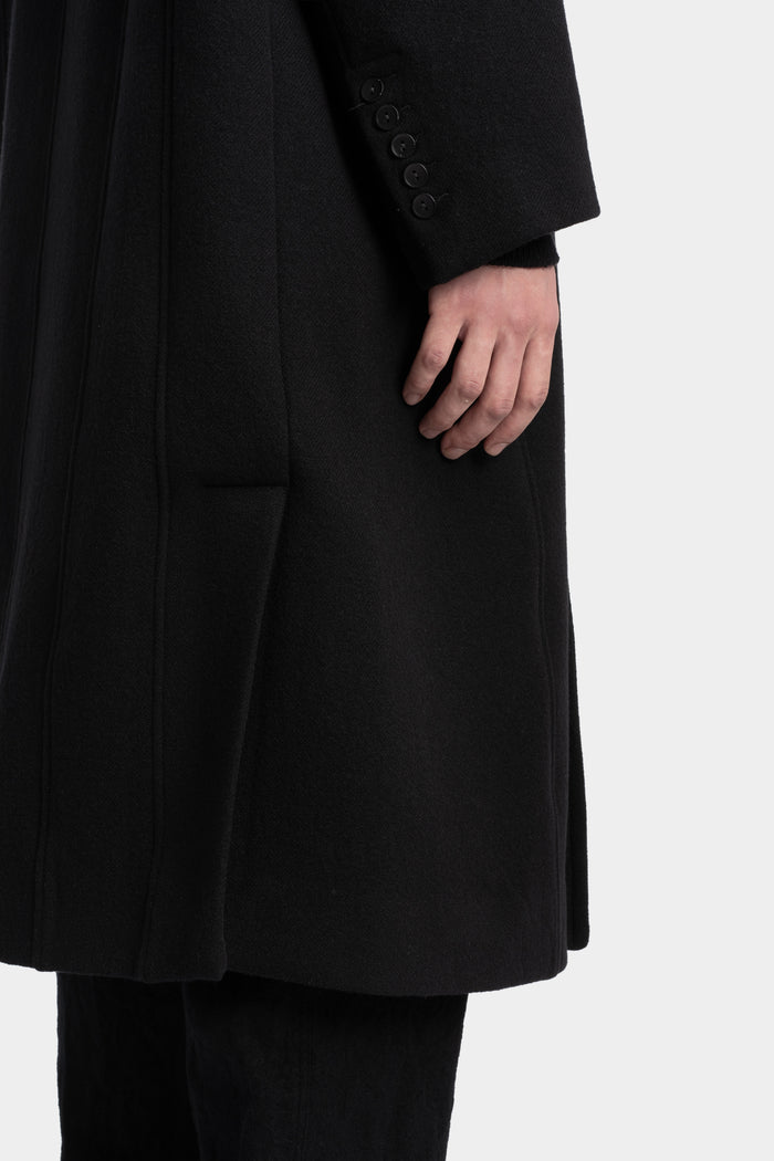 Andrea Ya'Aqov | AW25 - Oversized double breasted wool coat, 25MTEM16