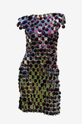 Paco Rabanne Sequin Chain Mail Mini Dress image 0