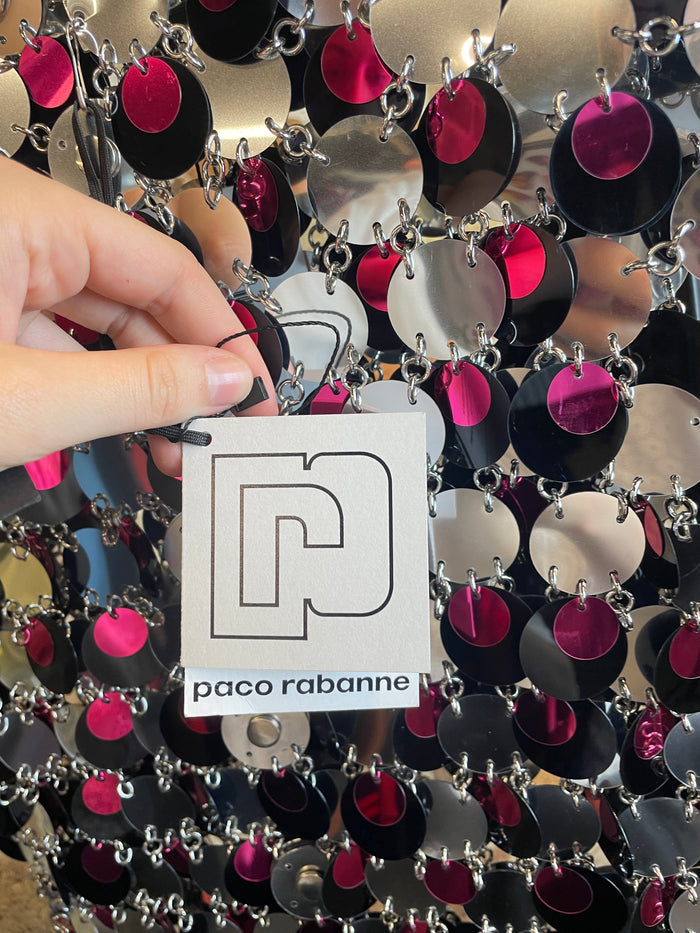 Paco Rabanne Sequin Chain Mail Mini Dress image 4