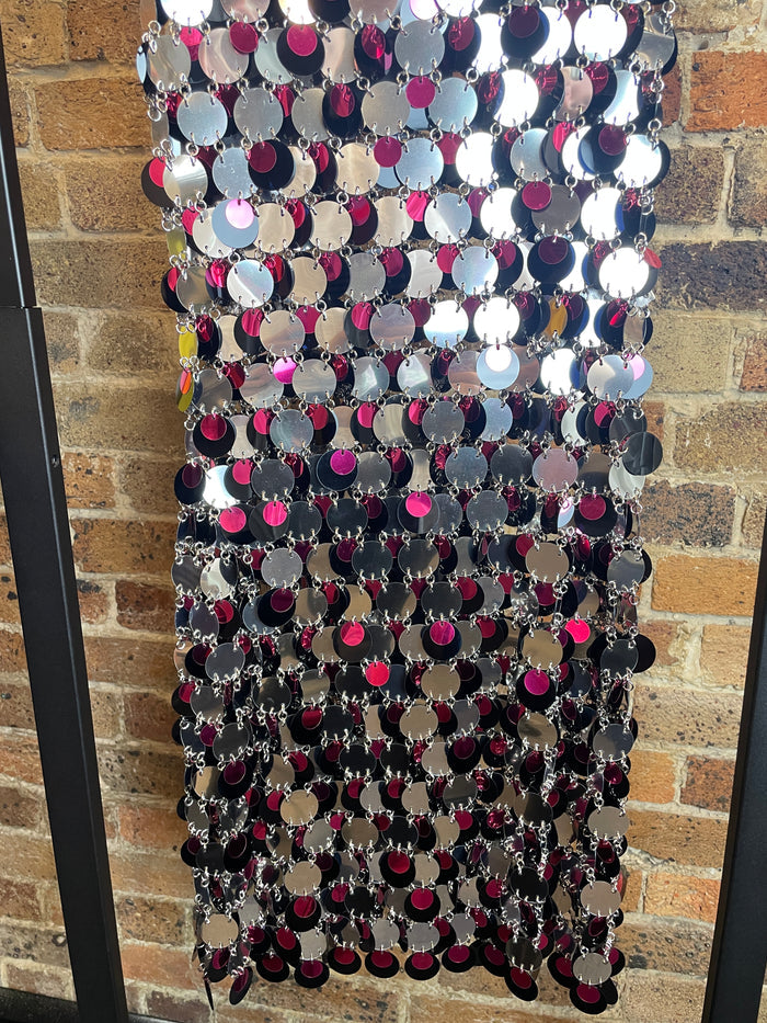 Paco Rabanne Sequin Chain Mail Mini Dress image 6