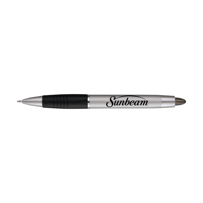 Paper Mate® Element Pearlized Barrel - Black Ink - Metallic Silver | Custom Branded | Lemon Print