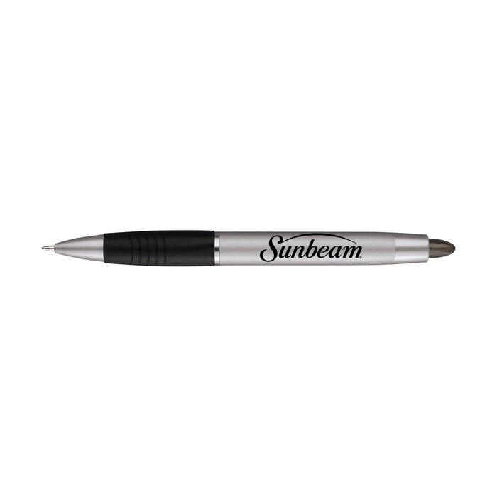 Paper Mate® Element Pearlized Barrel - Blue Ink - Metallic Silver | Custom Branded | Lemon Print