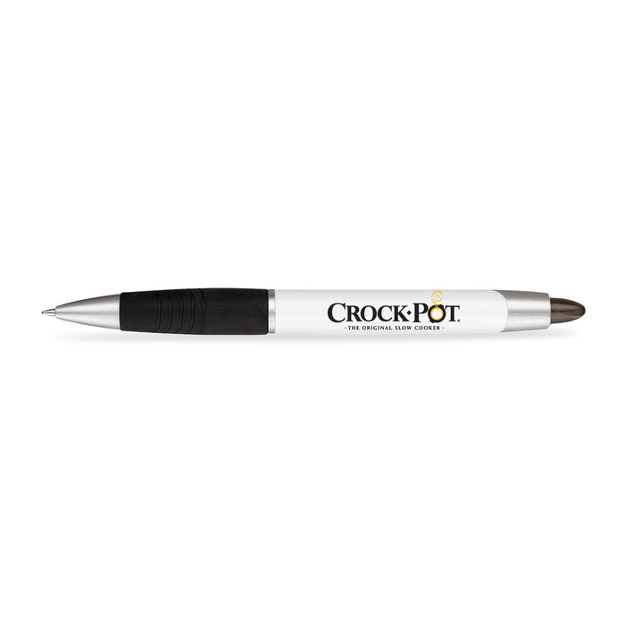 Paper Mate® Element White Barrel - Black Ink - Black | Custom Branded | Lemon Print