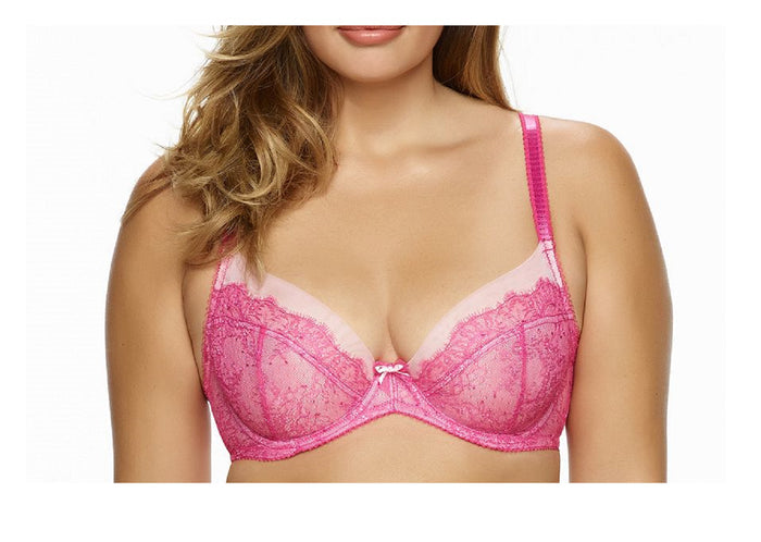 Paramour By Felina Amber Sheer Lace Unlined Full-Figure Bra - 115014