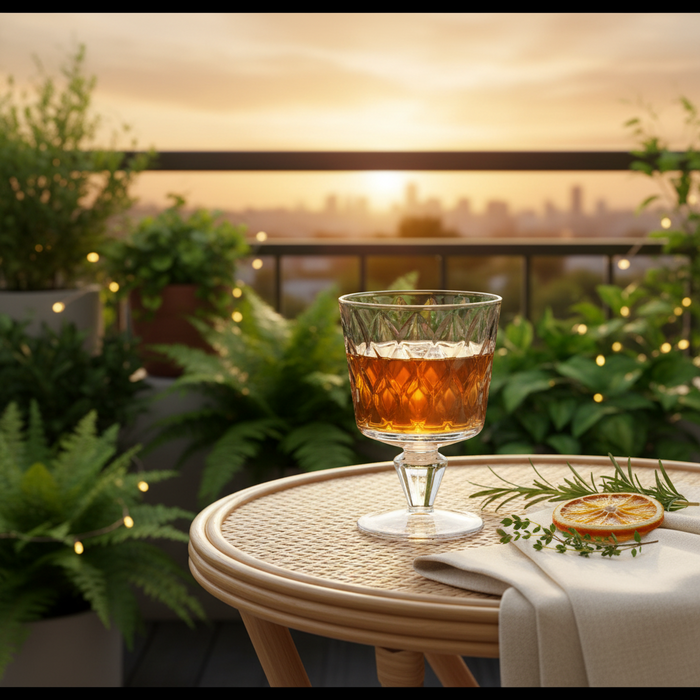 Paşabahçe Leafy cocktailglas 270Cc 4 stuks