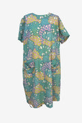 Pastel pink and blue pocket front pool dress