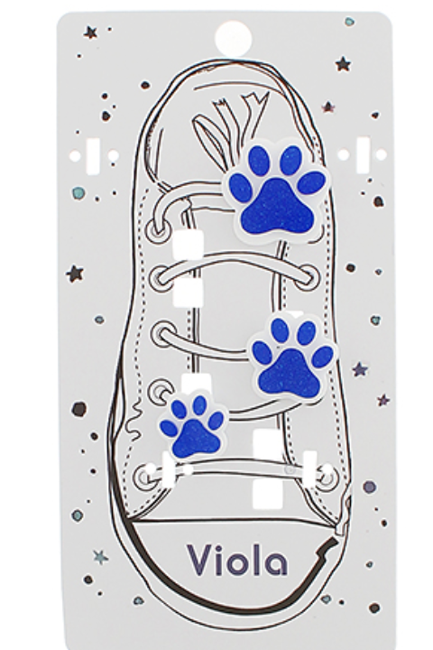 Paw Print Shoe Lace Charms