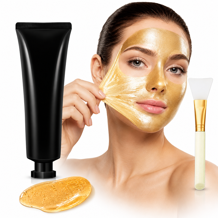 Gold snail tear off mask 50g skincare set for women seeking easy hydration, clean routine, and spa-inspired self care at home