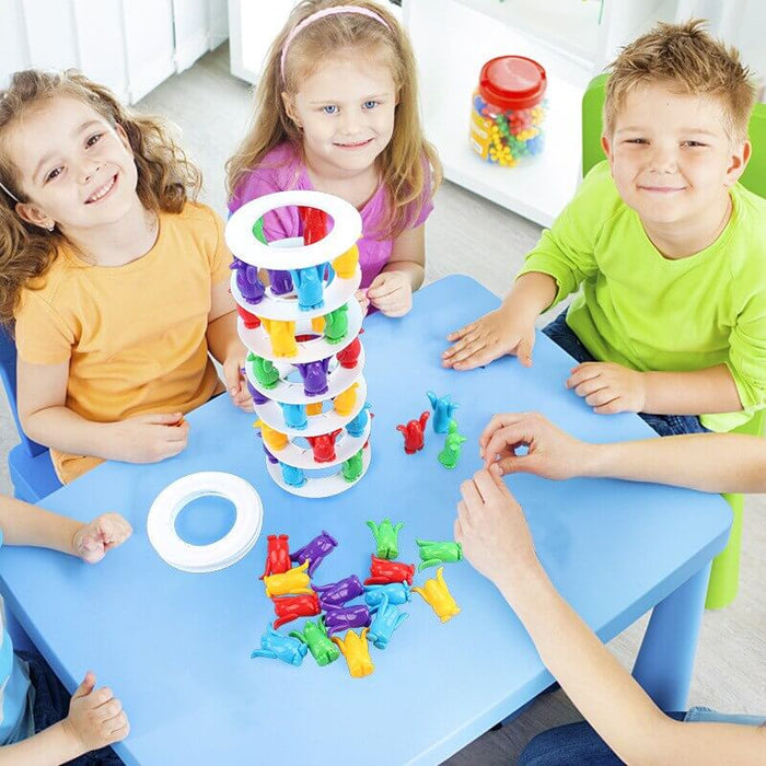 Penguin Tower Collapse Game | Balance Tower Game For Kids