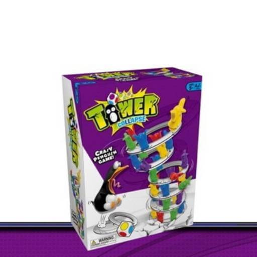 Penguin Tower Collapse Game | Balance Tower Game For Kids