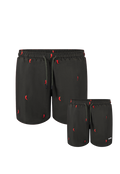 Pepper Print Father & Son Swim Trunks