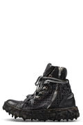 Culture of Brave Perforated High top melt sole laced sneakers MELM3