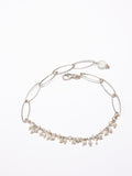 Petite fringe pearl nh bracelet in sterling silver