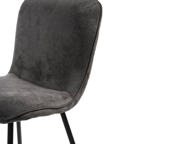 Pine Parlor Dining Chair – Modern Upholstered Dining Chair for Home & Café Grey