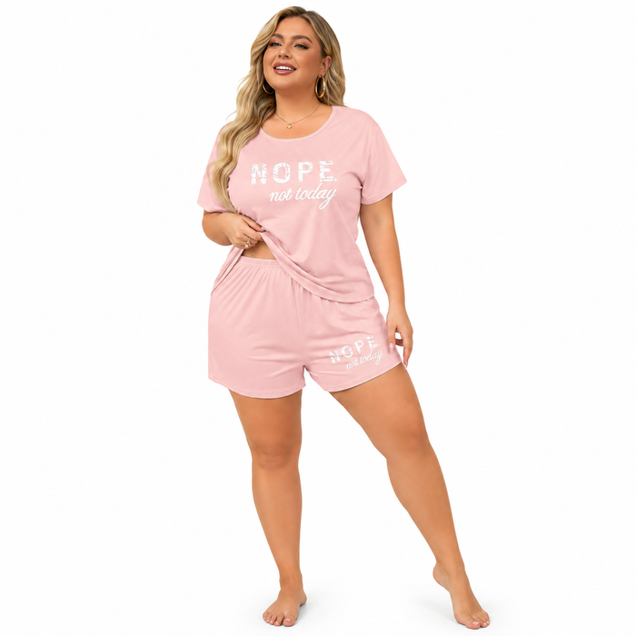 Women printed shorts lounge set with cotton like Lycra feel, soft stretch comfort and easy styling for home relaxation days!!
