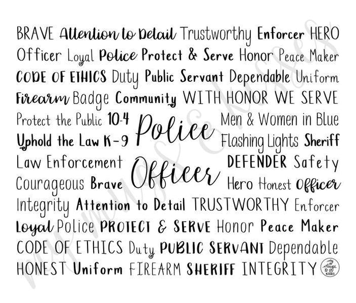 Police Officer Travel Mug