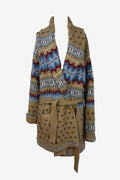 Polo Ralph Lauren Knitted Fair Isle Shawl Cardigan