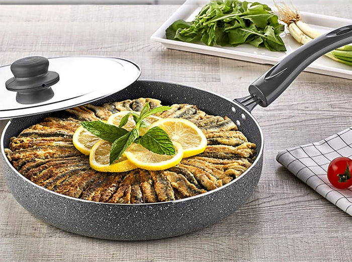 polochef PoloChef Chupra /Hamsi  graniet 32cm vis Pan ( NIET INCUTIE GESCHIKT )