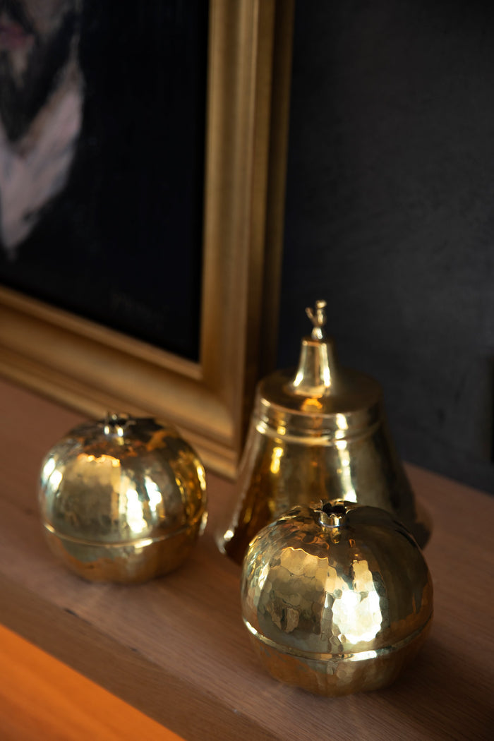 Pomegranate Brass Box
