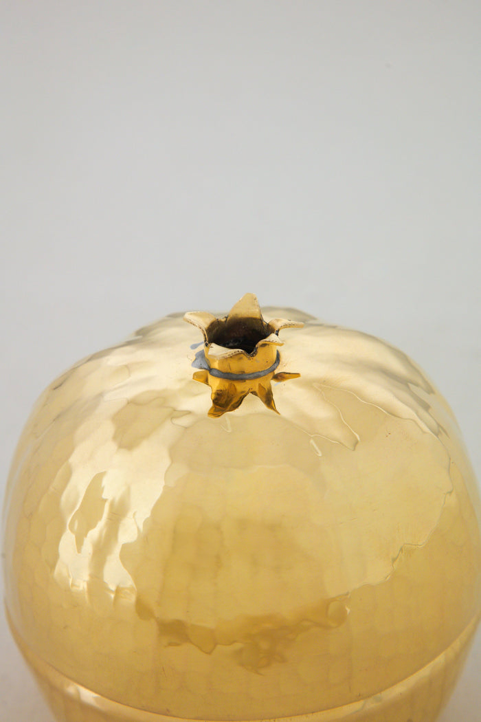 Pomegranate Brass Box