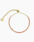 Power Gemstone Brooks Bracelet for Compassion. Rhodochrosite