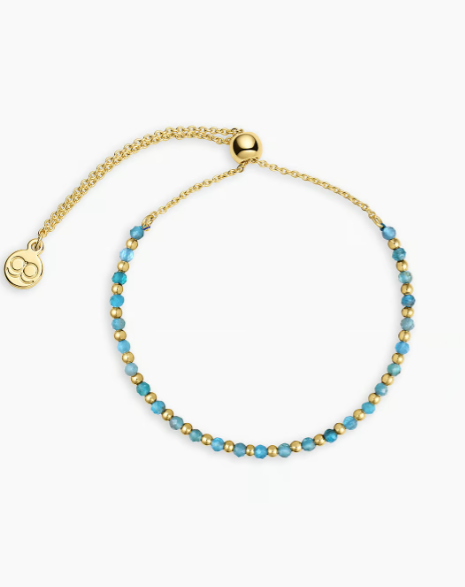 Power Gemstone Brooks Bracelet for Inspiration. Apatite