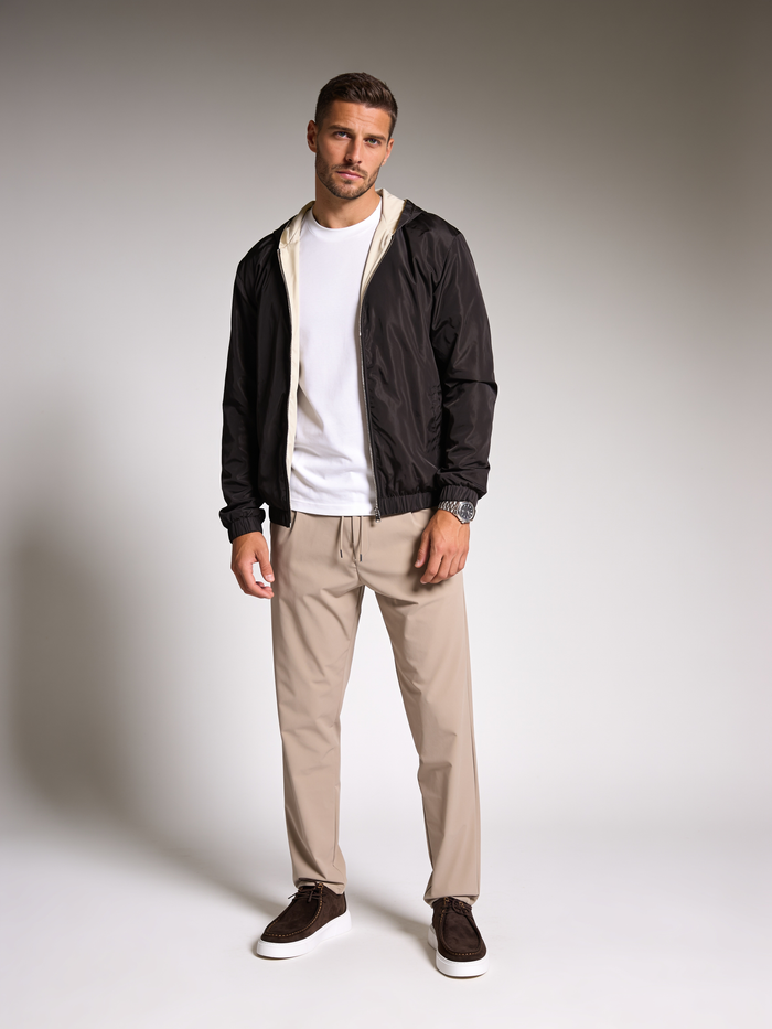 PREMIUM BROWN HOODED JACKET