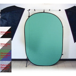 Promaster 6x7 Pop-Up background white/grey - White/Grey