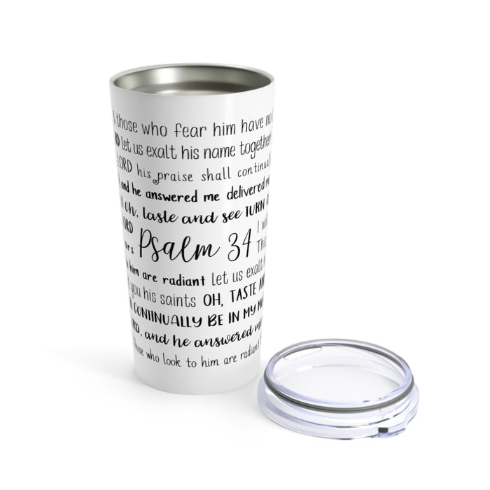 Psalm 34 Tumbler