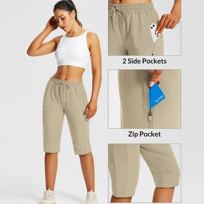 High waist fitness shorts for women with breathable feel, cropped length and easy movement for spring and summer days outdoor