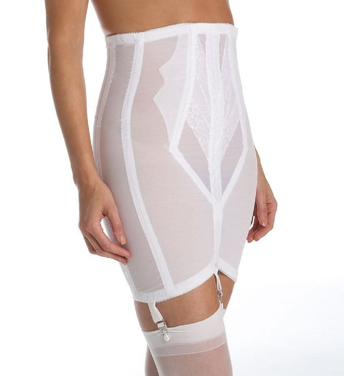 Rago High Waist Open Bottom Girdle with Zipper - 1294
