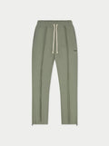 RAW SEAM STRAIGHT LEG JOGGERS - DARK SAGE