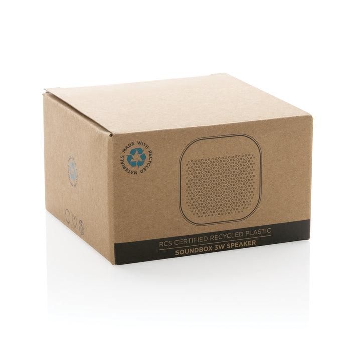 Recycled Plastic Soundbox 3W Speaker