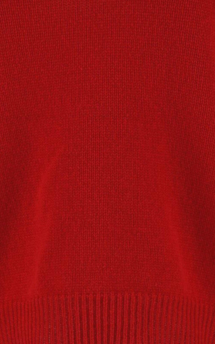 Valentino Straight Hem Long - Sleeved Cashmere Jumper - Runway Catalog