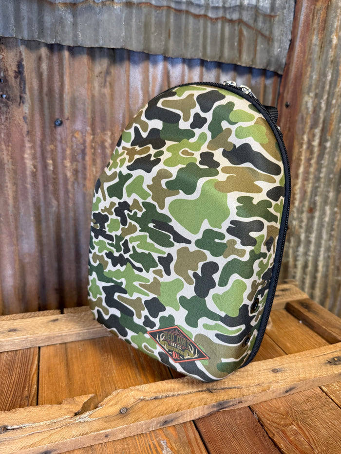 Red Dirt Cap Carrier with Sunglass Holder in Camo