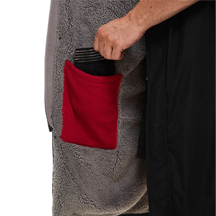 Red Original RM Short Sleeve Pro Change Robe - Black