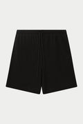 RIBBED SHORTS - BLACK