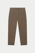 RIBBED TROUSERS - MINK