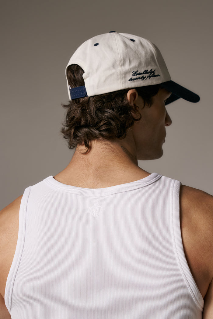 RIBBED VEST - WHITE
