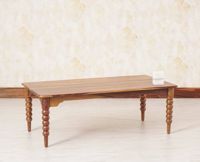 Richmond Sheesham Wood Coffee Table Furniselan - Teak-Finish