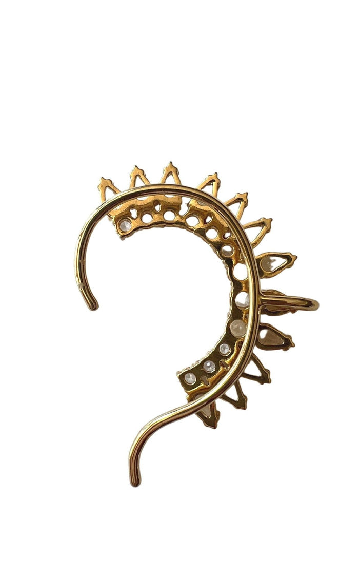 BCBGMAXAZRIA Right Crystal Ear Cuff - Runway Catalog