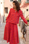 Rina Skirt- Samur Red