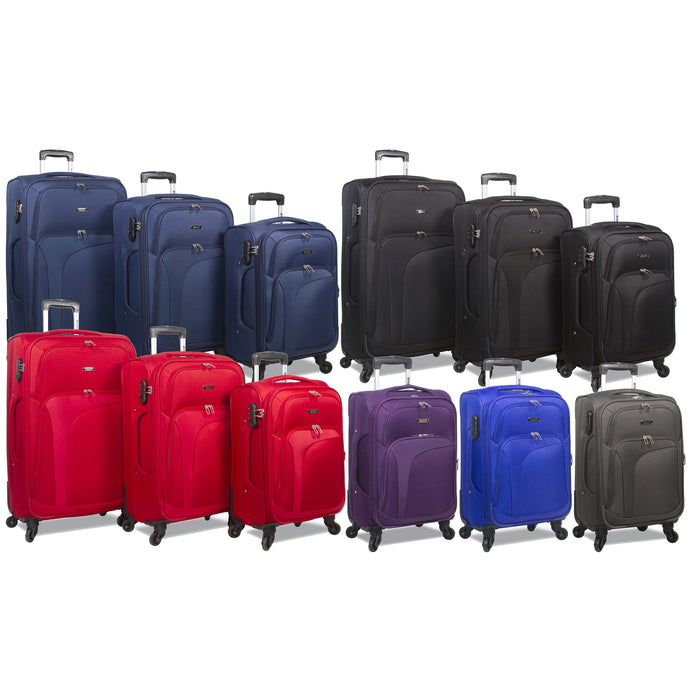 Rolite Rover 3-Piece Spinner Expandable Luggage Set