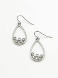 rowan earrings in silver
